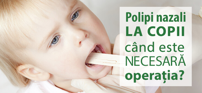 Polipi nazali la copii